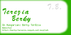 terezia berky business card