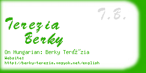 terezia berky business card